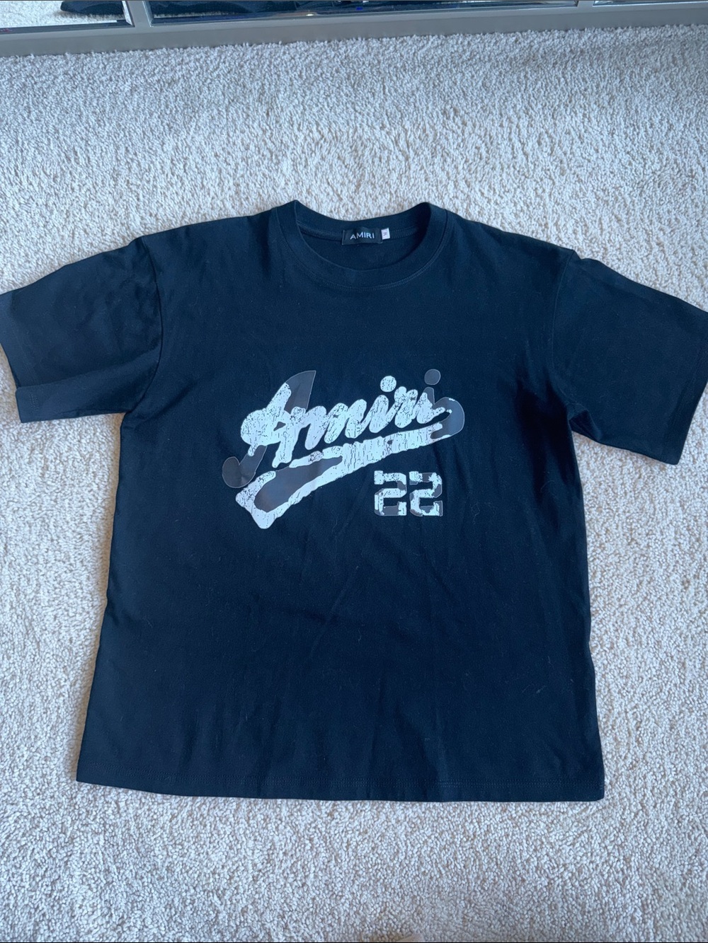 AMIRI Black Kids Graphic '22 Logo Tee